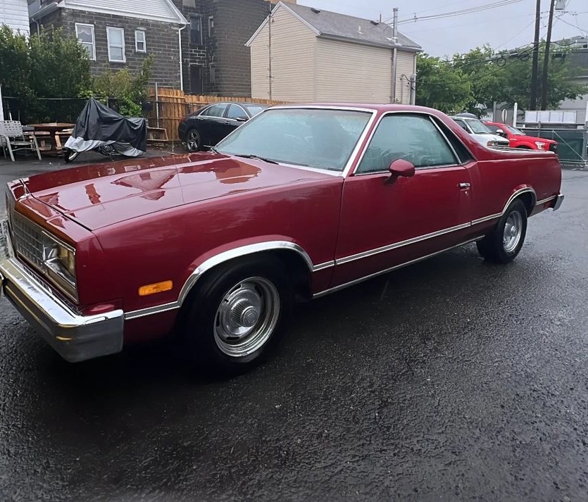Classic red El Camino serviced at Stevens Auto