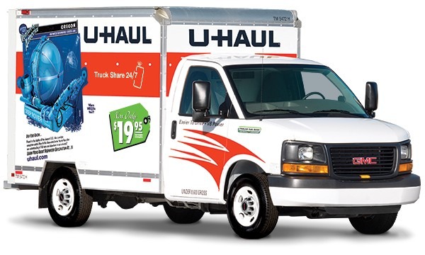 10-foot U-Haul moving truck