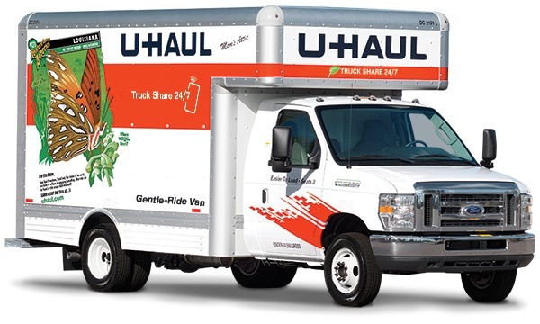 15-foot U-Haul moving truck